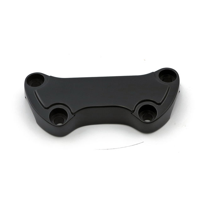 Handlebar top clamp, without skirt - Diverse 73-23 Big Twin, XL Sportster (Exkl. FLT/Touring). Med stänger 1" diameter