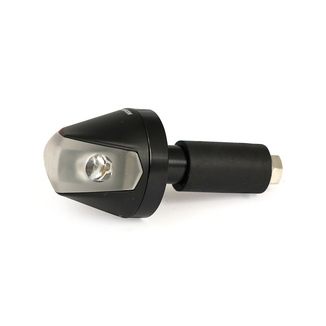 Jewel, in-bar LED turn signal. Clear lens - Universal