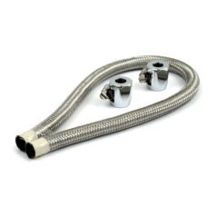 Fuel line kit 1/4", braided - Universal för alla modeller med 1/4" slang