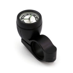 Handlebar mounted clock, black - Universal