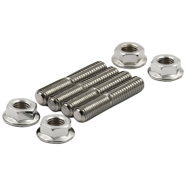 MCS, exhaust stud & nut kit 84-up - 84-24 Big Twin; 86-22  XL Sportster; 08-12  XR1200; 87-10  Buell XB-modeller