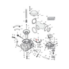 Spring, idle crew Keihin CV carburetor - 90-06 Big Twin; 88-06 XL Sportster. Med Keihin CV-förgasare
