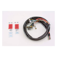 Handlebar wire & switch kit. Chrome switches - 72-81 Big Twin; 73-81 XL Sportster