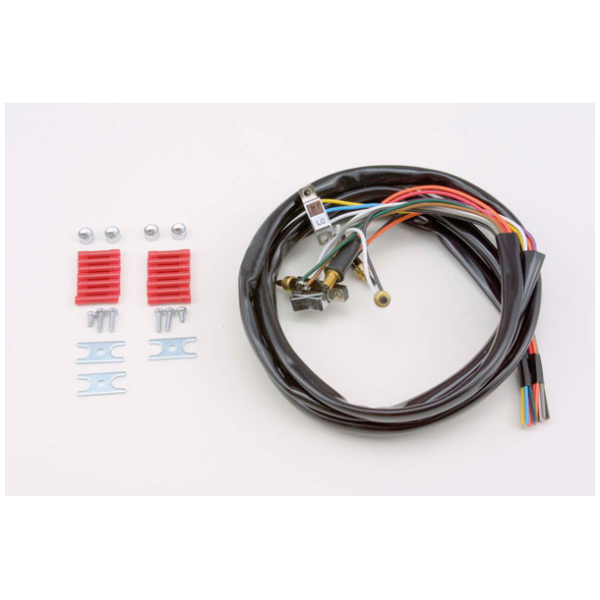 Handlebar wire & switch kit. Chrome switches - 72-81 Big Twin; 73-81 XL Sportster