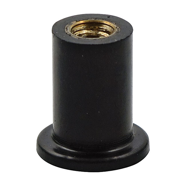 Neoprene well nut, 6/32 threaded - Flera applikationer, bland annat: 
FLHS (strålkastare till kåpa)
