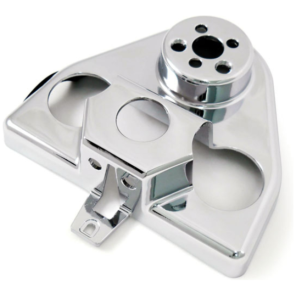 FLHR handlebar cover, for 1-1/4" Apehangers. Chrome - 03-13 FLHR/C Road King med 1-1/4" styre