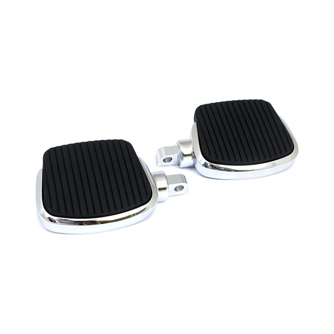 Mini floorboard kit. 4" long. Chrome - Traditionellt H-D hanfäste