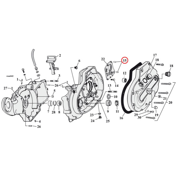Dowel pin - 57-90 XL Sportster - Bild 2