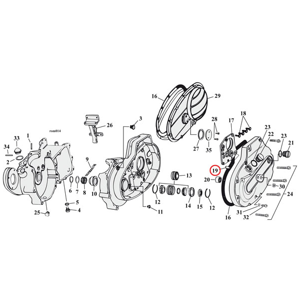 Dowel pin - 57-90 XL Sportster
