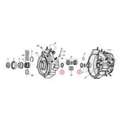 Thrust washers, pinion shaft - 54-79 XL Sportster; 55-57 Big Twin