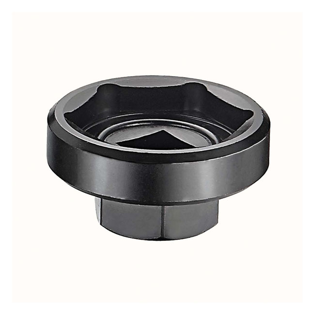 MCS, fork tube cap socket - De flesta H-D med 1-3/8" sexkantsgaffelrörspluggar