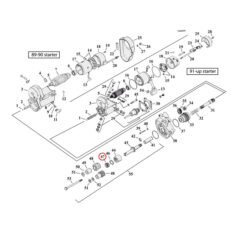 Spring, starter gear - 90-93 Big Twin