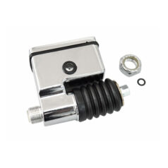 Rear master cylinder. Chrome - 91-05 Dyna