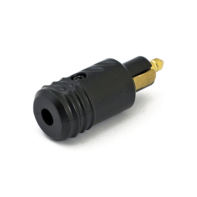Male power point plug, regular DIN socket - Universal