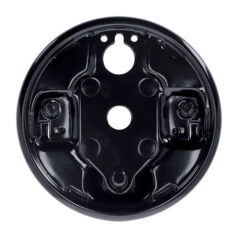 Rear hydraulic brake backing plate, black - 63-72 Big Twin