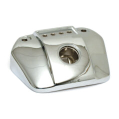 FX, FXR, XL headlamp mounting bracket. 4-hole. Chrome - 75-91 XL Sportster, FX, FXR
