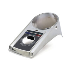 Die-cast aluminum dash cover, 91-95 style. Chrome - 91-95 Softail med självavstängande blinkers