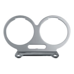 Mounting bracket, speedo & tachometer. Chrome - 92-93 XL. Modeller med dubbla instrument