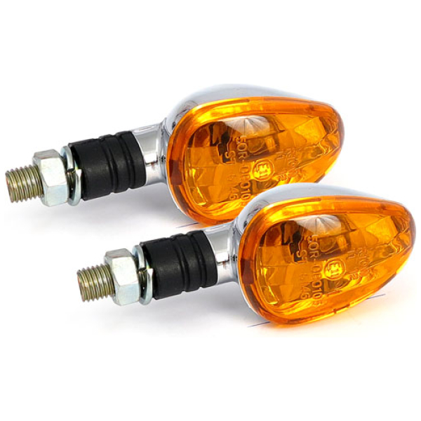 Little Duke, mini turn signals. Chrome