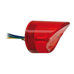 Sharknose LED taillight. Red lens - Universal