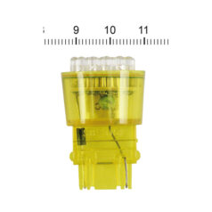 LED wedge turn signal bulb #3156 base. Amber light