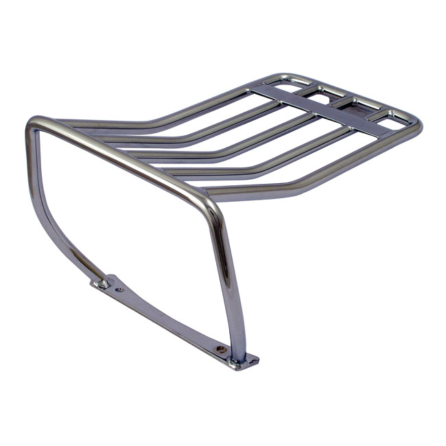 Luggage rack, for bobbed rear fender. Chrome - 06-11 FXST (exkl. 00-07 FXSTD)