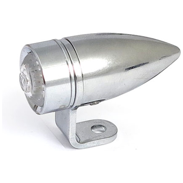 Mono bullet II LED taillight. Chrome - Universal
