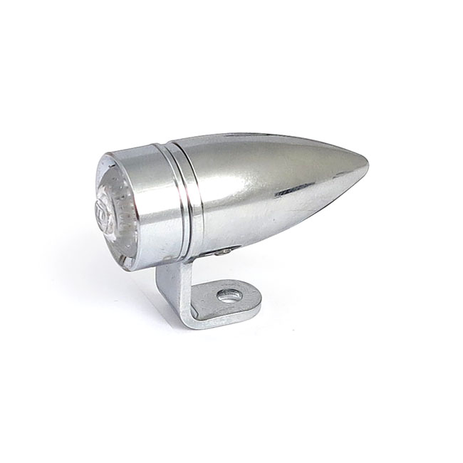 Mono bullet II LED taillight. Chrome - Universal