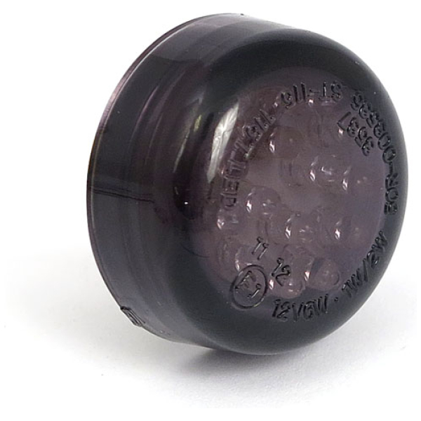 Micro disc, LED taillight. 30mm smoke lens - Universal