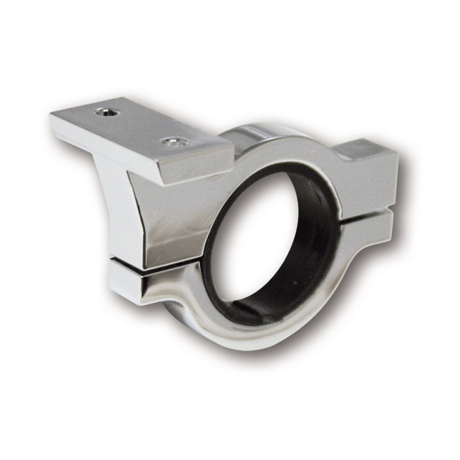Handlebar bracket for Mitchell indicator light unit. Chrome - 1" eller 7/8" stång med Mitchell indikatorljusenhet