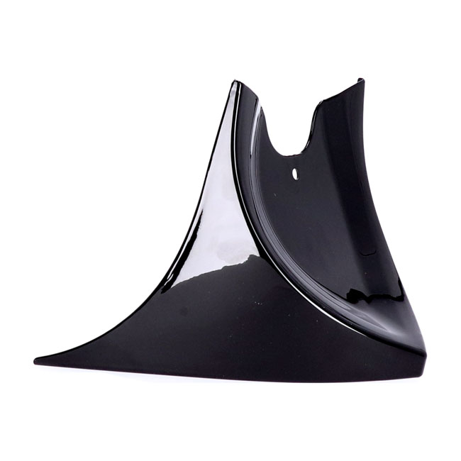 Front chin spoiler. Black - 04-17 Softail; 96-16 FLT/Touring