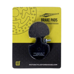 MCS, brake pads front. Organic - Fram: 84-99 Big Twin, TC, XL Sportster; L88-11 fjädrar