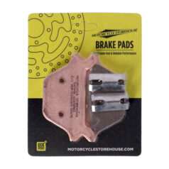MCS, brake pads rear. Sintered - Bak: L87-99 Big Twin, Twin Cam, XL Sportster (exkl. alla FLT)