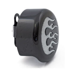C-Round, horn cover. Flame - 93-24 H-D med sidomonterat horn