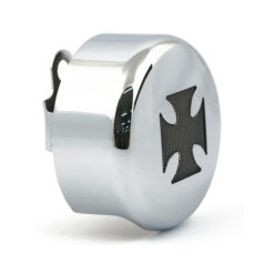 C-Round, horn cover. Maltese Cross - 93-24 H-D med sidomonterat horn