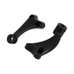 XL Sportster forward control foot peg support set. Black - 04-20 XL883C/1200C