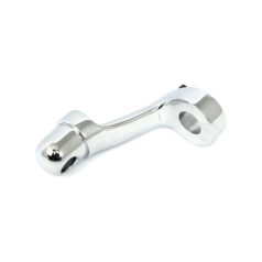 XL Sportster rider foot peg bracket, right. Chrome - 77-79 XL Sportster