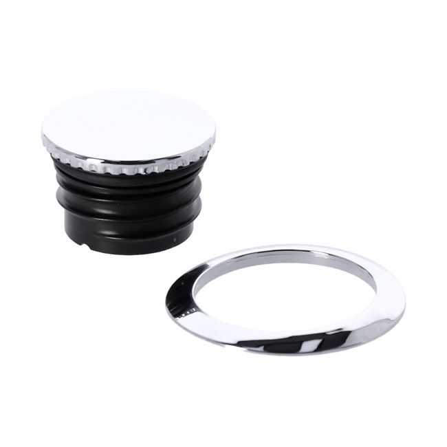 Pop-up gas cap chrome - Softail: 18-20FXFB Fat Bob 107; 18-24 FXFBS Fat Bob 114