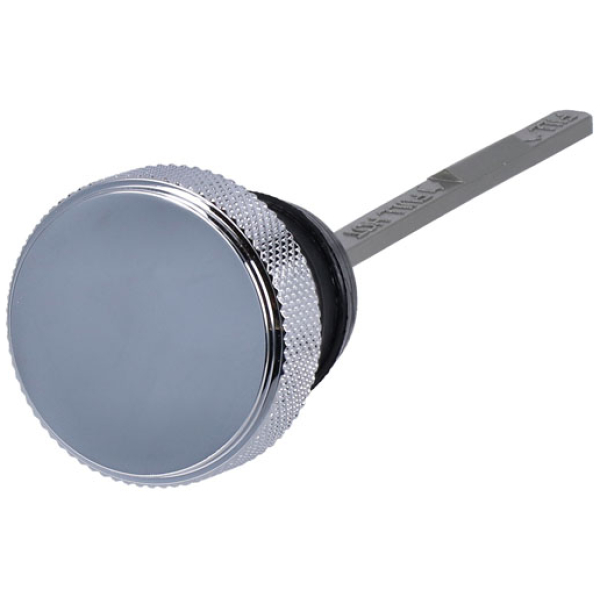 Oil tank fill plug, chrome - 00-17 Softail (exkl. FXSB, FXCW/C)