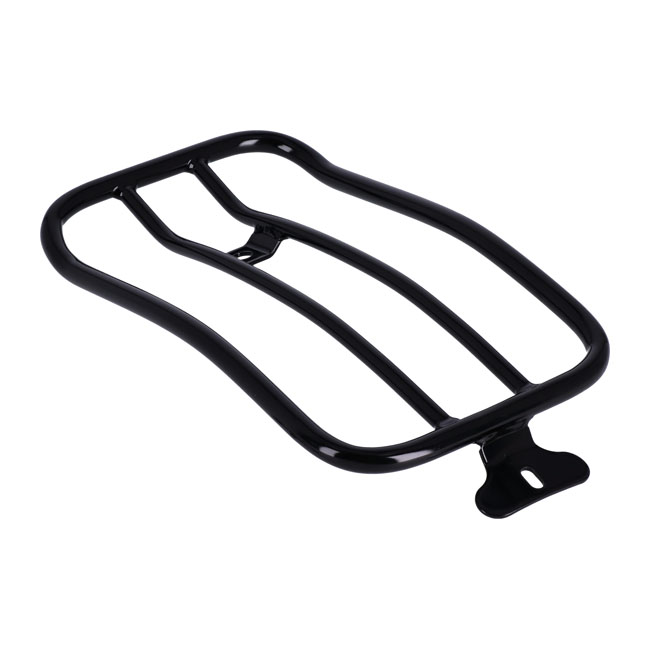 Solo seat luggage rack, 7". Black - 18-20 FXLR Low Rider 107. Med solosits