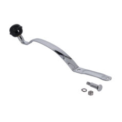 Hand shift lever. Chrome - 38-73 Big Twin; 37-73 45" Flathead. Handskiftmodeller