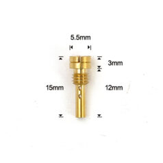 Slow jet for Keihin butterfly carb. 100 - 76-89 Big Twin; 76-87 XL Sportster. Med Keihin fjärilsförgasare