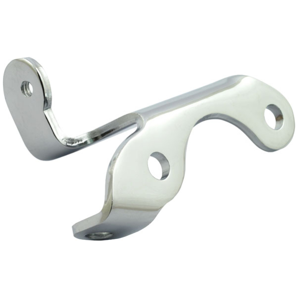 Oil tank/clutch cable mounting bracket. Chrome - L79-E84 FL, FLH