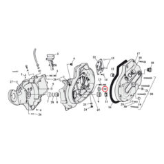 Sprocket shaft bearing spacer shim .112" - 77-03 XL Sportster