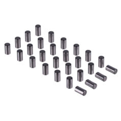 Pinion shaft (right side) crankcase/wheel rollers, +.0004" - 58-86 Big Twin: Kugghjulsaxel (höger sida) rullar, 28 begagnade. 
30-57 Big Twin: Kedjehjulsaxel (vänster sida) rullar, 24 begagnade. 
36-66 Big Twin: Stjärna hjullagerrullar (14 används på vänster bromssida, 12 används på höger sida).