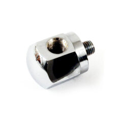 Rocker box oil gauge fitting. Chrome - 66-70 Big Twin; 57-70 XL Sportster