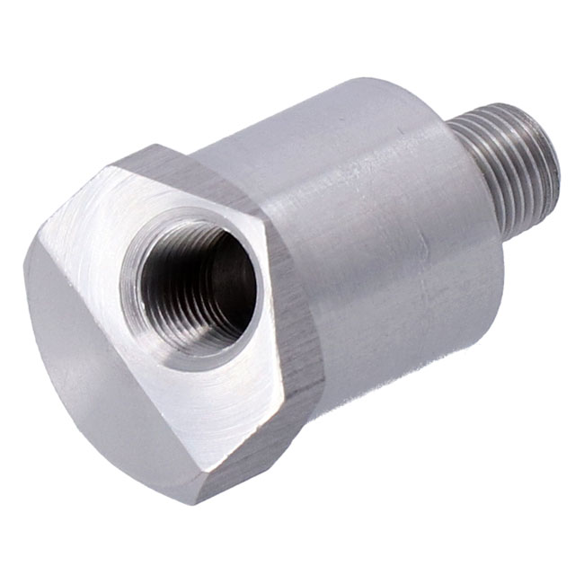 Oil pressure gauge adapter, clear - 84-99 Big Twin (exkl. Twin Cam)