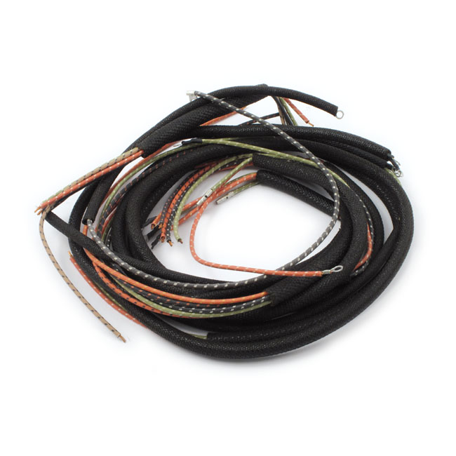 OEM style main wiring harness, complete set. K, KH, XL - 52-58 K, KH, XL Sportster