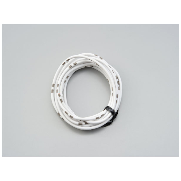 Electrical wire. 2 meter 0.75sq. White