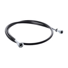 Speedo cable, rear wheel drive. Black Vinyl - 37-52 45" Flatheads. Med lager och reproduktionshastighetsmätare